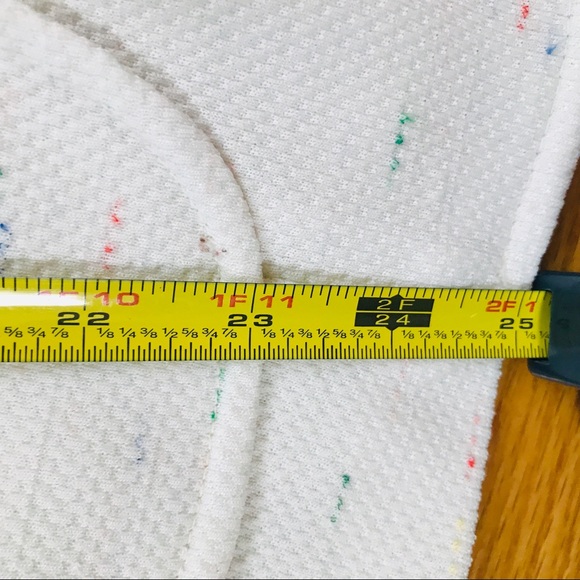 Vintage Career Suit! White and Rainbow Detail - Picture 14 of 16